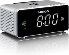 Wekkerradio - Digitale wekker - Alarmklok - Zilver - Lenco - CR-550SI