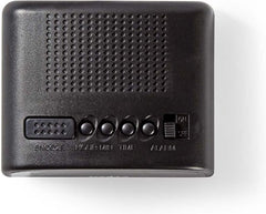 Nedis Digitale Wekker - LED - Snoozefunctie - Zwart •