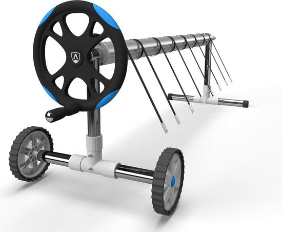 Oprolsysteem zwembad -  Zwembadroller - Afdekzeil zwembad - 3m - 5,70 m - AREBOS
