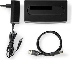 Nedis Docking Station voor Harde Schijf - USB 3.2 Gen1 - USB Type-A - 1 Schijf - 2.5 / 3.5 " - USB 3.2 Gen1 - Docking - Desktop
