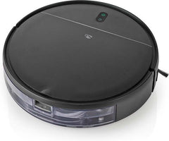 Nedis SmartLife Robotstofzuiger - Navigatiemethode: Willekeurig - Wi-Fi - Capaciteit opvangreservoir: 0.2 l - Automatisch opladen - Maximale gebruiksduur: 1.8 uur - Zwart - Android / IOS •