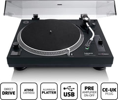 Lenco Platenspeler - Direct drive - USB naar PC encoding - L-3828BK - Zwart