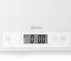 Alecto Babyweegschaal BC70 - Digitaal - 150kg - Groeimeter - Weegschaal ook voor volwassenen en dieren - Wit