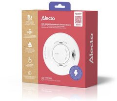Alecto SDV10 Rookmelder - 230V Brandmelder op netstroom - Met Back-up Batterij - Wit