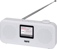 Imperial DABMAN 16 - DAB+ / FM Radio - Alarmfunctie - Batterijen & Netstroom - Wit