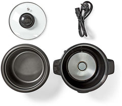 Melissa 16280023 - Rijstkoker - 1.0 l - 400 W - Antiaanbaklaag - Uitneembare binnenpan - Stoommandje - Warmhoudfunctie - Automatische uitschakeling