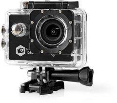 Nedis Action Camera – 1080p@30fps – 12 MP – 30M Waterdicht – WiFi – Inclusief Mounts •