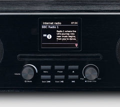 Lenco DIR-261BK - Internet / DAB+ FM Radio met CD-speler en Bluetooth - Zwart