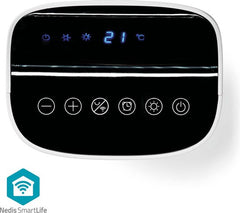 Nedis SmartLife Elektrische Kachel – Keramische Kachel – 2 Standen – 2000W – Timer – Display – Wit