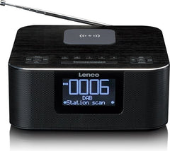 Wekkerradio - Digitale wekker - Alarmklok - Zwart - Lenco - CR-650BK