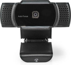 Nedis Webcam – 2k Full HD – Autofocus – Microfoon – Cover – Zwart