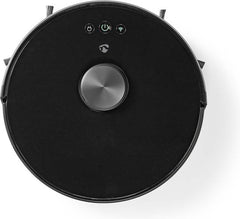 Nedis SmartLife Robotstofzuiger - Navigatiemethode: Laser navigatie - Wi-Fi - Capaciteit opvangreservoir: 0.6 l - Automatisch opladen - Maximale gebruiksduur: 2 uur - Zwart - Android / IOS •