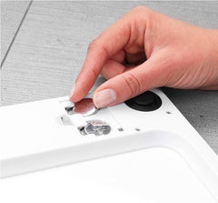 Personenweegschaal digitaal - op Batterijen - Wit - Brabantia