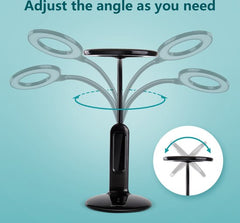 Tafellamp - Bureaulamp - Leeslamp - Zwart - Aigostar