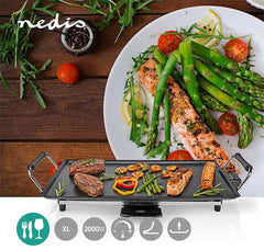 Nedis Teppanyaki Bakplaat - Grillplaat 48x27cm - 6 personen - Gourmet
