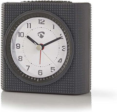 Nedis Analoge Wekker – Draadloos – Alarm – Snoozefunctie – Verlichting – Grijs