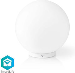 Nedis SmartLife Sfeerverlichting - Wi-Fi - Rond - - 360 lm - RGB / Warm tot Koel Wit - 2700 - 6500 K - 5 W - Glas - 1 Stuks