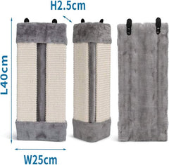 Krabpaal voor katten - 40x25 cm - Grijs - Nobleza