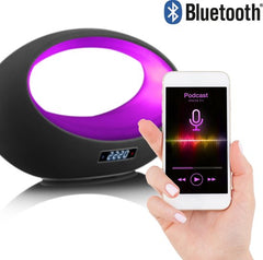 Lenco BT-210 - Bluetooth Speaker Draadloos - LED Licht - Zwart