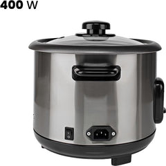 Melissa 16280023 - Rijstkoker - 1.0 l - 400 W - Antiaanbaklaag - Uitneembare binnenpan - Stoommandje - Warmhoudfunctie - Automatische uitschakeling