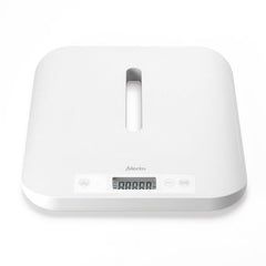 Alecto Babyweegschaal BC70 - Digitaal - 150kg - Groeimeter - Weegschaal ook voor volwassenen en dieren - Wit