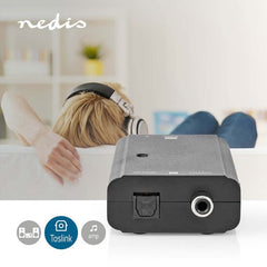 Nedis Digitale Audioconverter - 2-wegs - Ingangen audio / video / data: 1x S/PDIF (RCA) Female / 1x Toslink Female - Uitgangen audio / video / data: 2x RCA Male - Manueel - Zwart