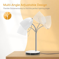 Tafellamp - Bureaulamp - Leeslamp - Wit - Aigostar