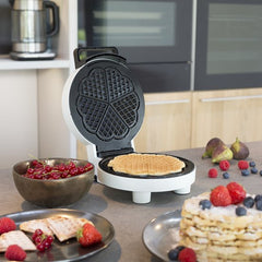 Trebs Wafelijzer 13100 - Hartvormig - Wit
