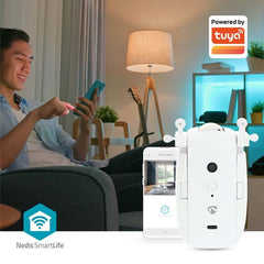 Nedis SmartLife Gordijnrobot – Voor U-rail – Bluetooth – 4000mAh – Wit •