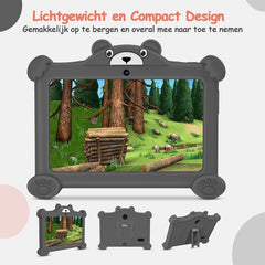 Kindertablet - Tablet voor kinderen - 96GB - Tablet - 7 Inch - Tablet Kinderen - Grijs - Olvy •