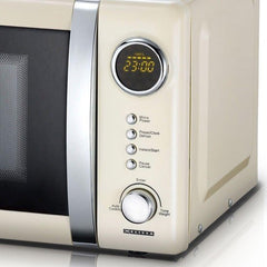 Melissa Vrijstaande Solo-Magnetron - 20 liter - 700W - Retro - 16330108 - Crème Wit •