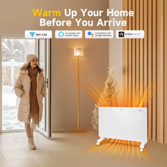 Convectorkachel - Elektrisch - Kachel - Heater - Verwarming - Wit - 2000W - Aigostar •