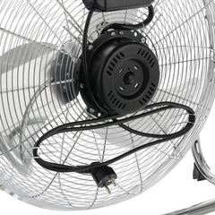 Vloerventilator - Industriele ventilator - 45 cm - Zilver - Arebos