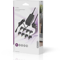 Nedis Notebook-Adapter - GaN - 65 W - 5 / 9 / 12 / 15 / 20 V DC - 2.4 / 3.0 / 3.25 A - Apparaat: Notebook / Smartphone / Tablet - Euro / Type-C (CEE 7/16)