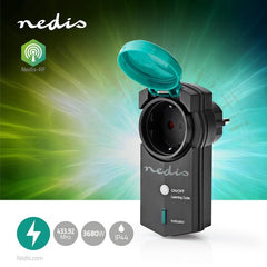Nedis RF-stekker - Mesh / RF, frequentie 433 MHz - IP44 - 3680 W - Randaarde stekker / Type F (CEE 7/7) - -20 - 50 °C - Groen / Zwart