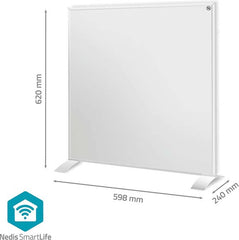 Nedis SmartLife Infrarood Verwarming 350 W – Slimme Kachel - Thermostaat – Geschikt voor Badkamer - Afstandsbediening & App