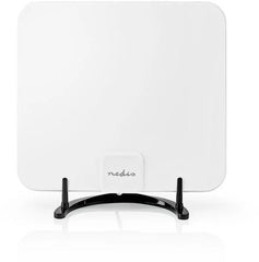 Nedis Binnenantenne - Actief - FM / UHF / VHF - Ontvangstbereik: 0-25 km - LTE700 - Versterking: 30 dB - ABS - Wit