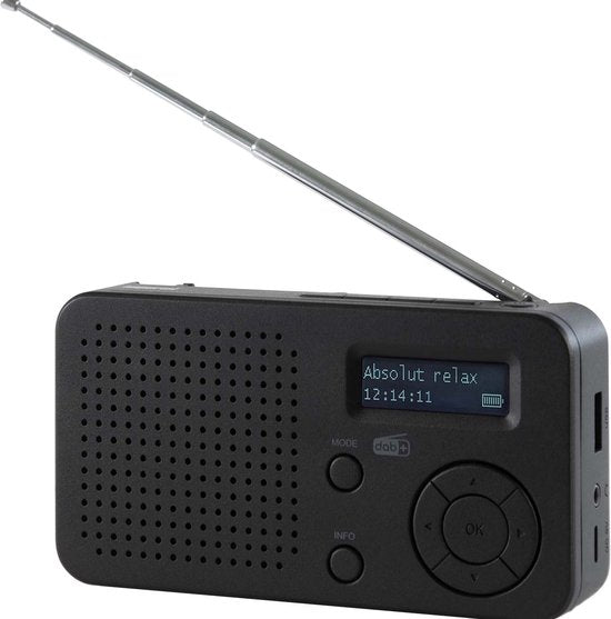 Imperial DABMAN 17 – DAB+ / FM Radio – Bluetooth – Compact & Draagbaar – Zwart
