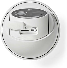 Nedis SmartLife Camera voor Buiten - Full HD 1080p - Pan tilt - IP65 - Max. batterijduur: 5 Maanden - Cloud Opslag (optioneel) / microSD (niet inbegrepen) - 5 V DC - Bewegingssensor - Nachtzicht - Wit
