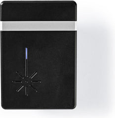 Nedis Draadloze Deurbelset - Batterij Gevoed - 3 V DC - 1x CR2032 - Volume: 80 dB - Signaalbereik: 300 m - IP44 - 36 Melodiën - 1 Ontvanger - Zwart •