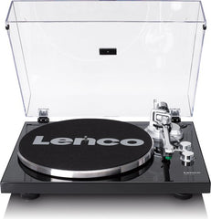 Lenco Platenspeler met Bluetooth - Metalen draaiplateau toonarm en contragewicht - Lenco Expertise lijn - LBT-215BK - Piano Black •