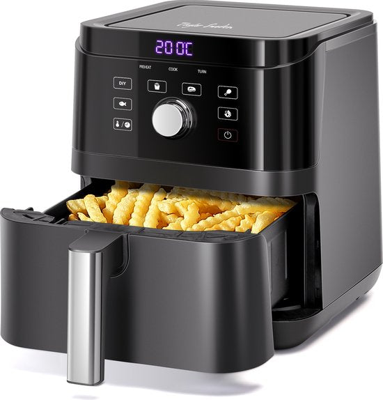 Taylor Swoden Airfryer XXL - Groot 6L - Heteluchtfriteuse - 40 tot 200°C - 1700W - Zwart | Air 30LB2