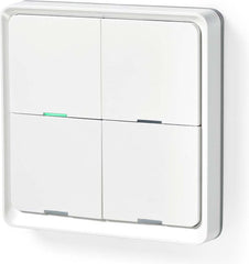 Nedis SmartLife Wandschakelaar - Zigbee 3.0 - Muurmontage - Android / IOS - Kunststof - Wit