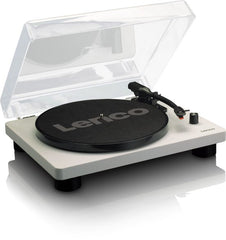 Lenco Platenspeler - Ingebouwde Speakers - Auto-stop - USB encoding - LS-50GY - Grijs •