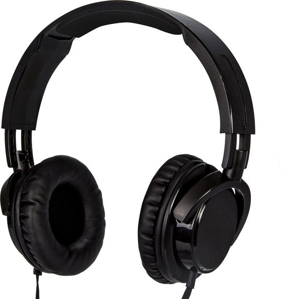 Fysic FH-15 Koptelefoon - Met volumeregeling en verlengkabel 3 meter - Zwart