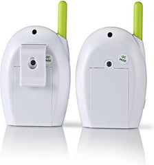 Nedis Babyfoon - FHSS (Frequency-Hopping Spread Spectrum) - Met terugspreekfunctie - Batterij Gevoed / Netvoeding - Groen / Wit