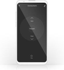 Nedis SmartLife Wandschakelaar - Gordijn / Sluiter / Zonnescherm - Muurmontage - 300 W - Android / IOS - Glas - Wit •
