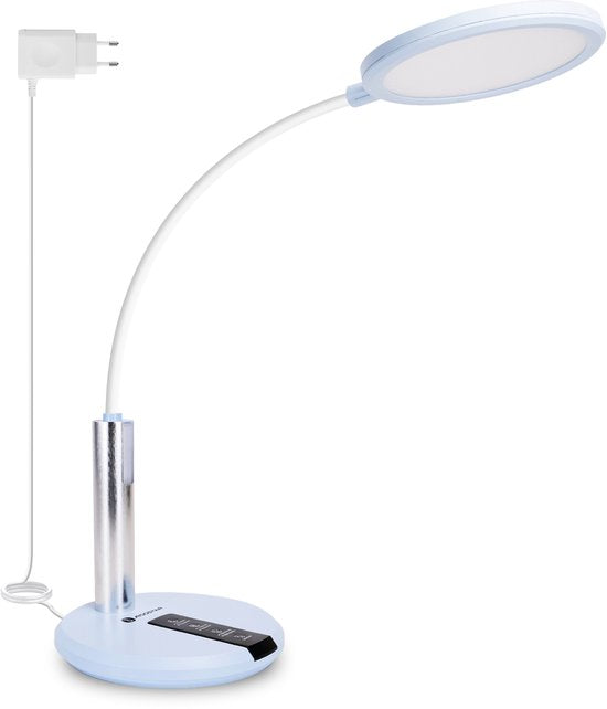 Tafellamp - Bureaulamp - Leeslamp - Blauw - Aigostar