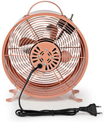 Nedis Tafelventilator - Netvoeding - Diameter: 250 mm - 20 W - 2-Snelheden - Oud Roze