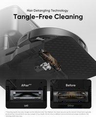 eufy Clean L60 Hybrid SES Robotstofzuiger met dweilfunctie - Robot Vacuum - 5.000Pa Zuigkracht - Met automatisch leegstation - Bestuurbaar via smartphone •